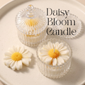 Daisy Bloom Crystal Candle