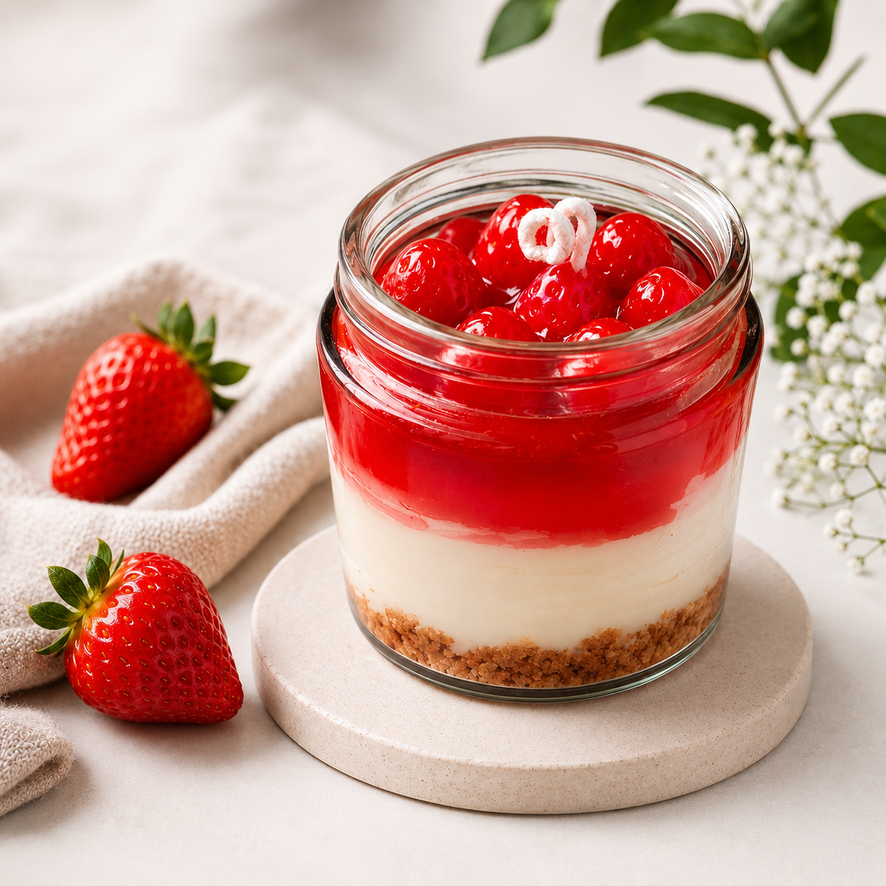 Strawberry Cheesecake Candle